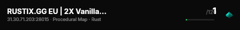 RUSTIX.GG EU | 2X Vanilla+ | Monthly | No BP Wipes 6.8 live status badge