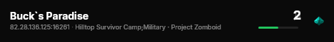 Buck`s Paradise live status badge