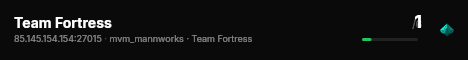 Team Fortress live status badge