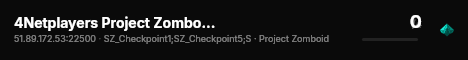 4Netplayers Project Zomboid Server live status badge