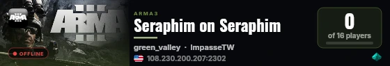 Seraphim on Seraphim live status badge