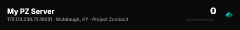 My PZ Server live status badge