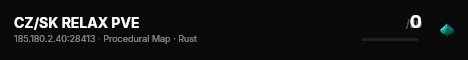 CZ/SK RELAX PVE live status badge