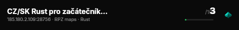 CZ/SK Rust pro začátečníky ! MAX 4 ! 06.08. live status badge