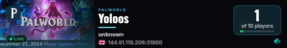 Yoloos live status badge