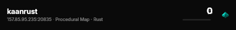 kaanrust live status badge