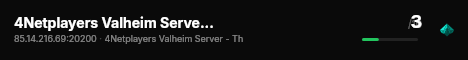 4Netplayers Valheim Server - TheBoyz live status badge