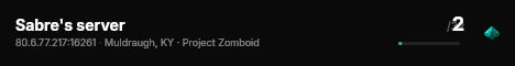 Sabre's server live status badge