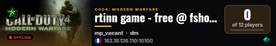 rtinn game - free @ fshost.me live status badge