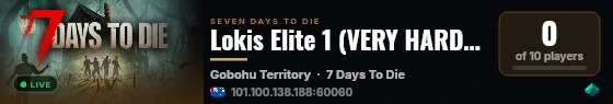 Lokis Elite 1 (VERY HARD) (NZ, AUS) live status badge