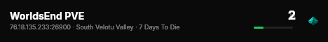 WorldsEnd PVE live status badge