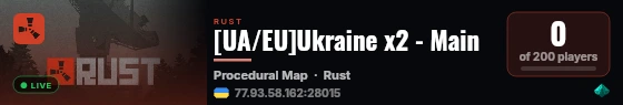 [UA/EU]Ukraine x2 - Main live status badge