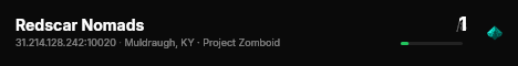 Redscar Nomads live status badge