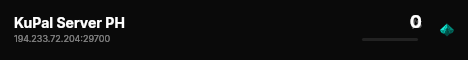 KuPal Server PH live status badge