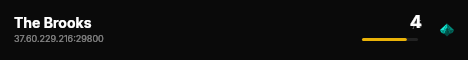 The Brooks live status badge