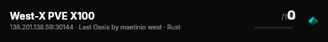 West-X PVE X100 live status badge