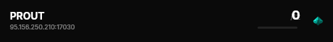 PROUT live status badge