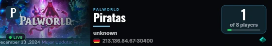 Piratas live status badge