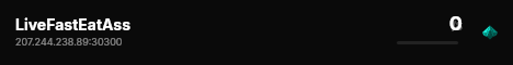 LiveFastEatAss live status badge