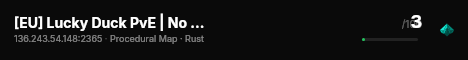 [EU] Lucky Duck PvE | No Raiding | Zombies | Bosses | Events live status badge