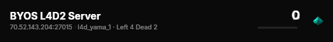 BYOS L4D2 Server live status badge