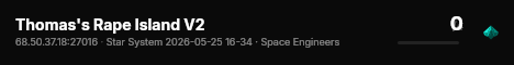 Thomas's Rape Island V2 live status badge