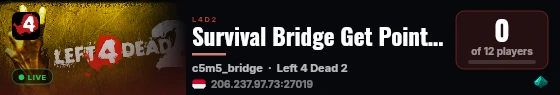 Survival Bridge Get Point by Koala live status badge