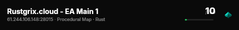 Rustgrix.cloud - EA Main 1 live status badge