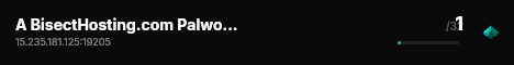 A BisectHosting.com Palworld Server - 85pw09FM live status badge
