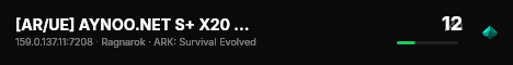 [AR/UE] AYNOO.NET S+ X20 Primal Fear  6  PVE - (v361.7) live status badge