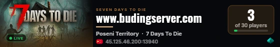 www.budingserver.com live status badge