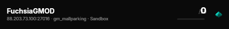 FuchsiaGMOD live status badge