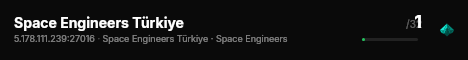 Space Engineers Türkiye live status badge