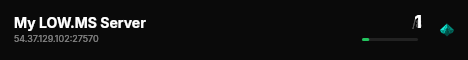 My LOW.MS Server live status badge