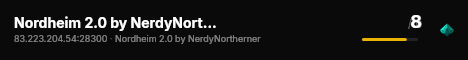 Nordheim 2.0 by NerdyNortherner live status badge