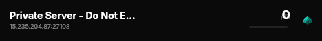 Private Server - Do Not Enter live status badge