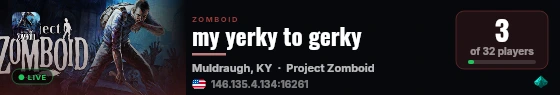 my yerky to gerky live status badge