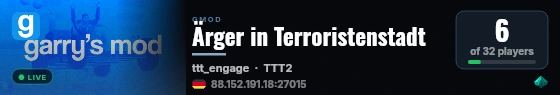 Ärger in Terroristenstadt live status badge