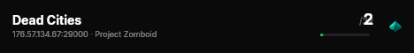 Dead Cities live status badge