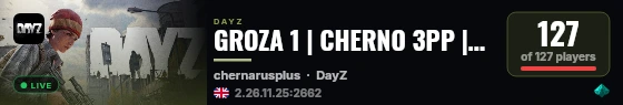 GROZA 1 | CHERNO 3PP |SOLO DUO RIO| RU | PVP |WIPE 24.07 live status badge