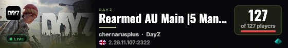 Rearmed AU Main |5 Man Max WIPE 24.07 live status badge
