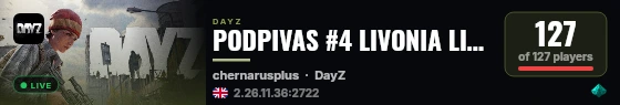 PODPIVAS #4 LIVONIA LITE |WIPE 24.07 live status badge