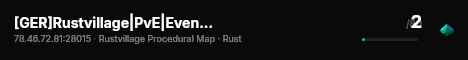 [GER]Rustvillage|PvE|Events|Dungeons|Raidbases|CustomHelis live status badge