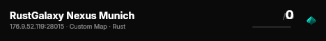 RustGalaxy Nexus Munich live status badge