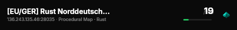 [EU/GER] Rust Norddeutschland PVE live status badge