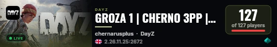 GROZA 1 | CHERNO 3PP |SOLO DUO RIO| RU | PVP |WIPE 24.07 live status badge