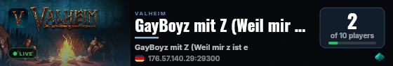 GayBoyz mit Z (Weil mir z ist es cooler) live status badge