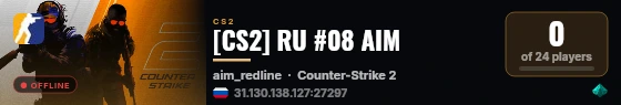 [CS2] RU #08 AIM live status badge