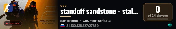 standoff sandstone - stalnoy.pro 🏅 live status badge