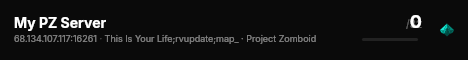 My PZ Server live status badge